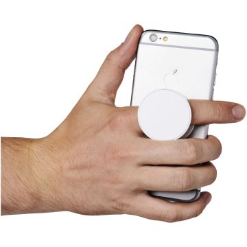 Brace phone stand with grip White - 1 Bounce Creative Designs