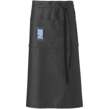 Skyla Bartenders Apron Cotton 240 gm  Solid black - 1 Bounce Creative Designs