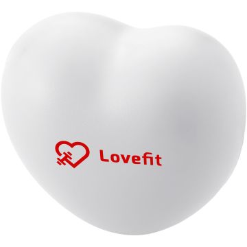 Heart stress reliever White - 1 Bounce Creative Designs