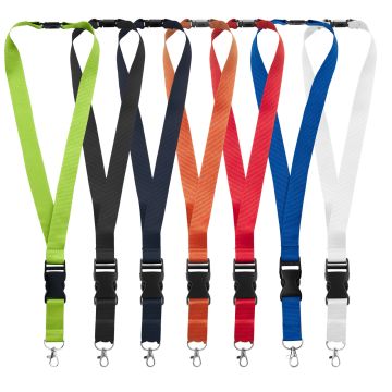 Yogi lanyard detachable buckle breakaway closure Navy - 1 Bounce Creative Designs