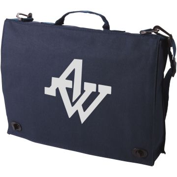 Santa Fe 2buckle closure conference bag Navy - 1 Bounce Creative Designs