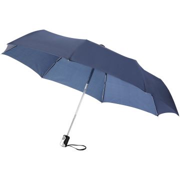 Alex 215 foldable auto openclose umbrella Navy - 1 Bounce Creative Designs