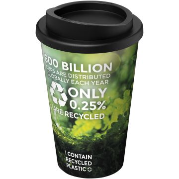 BriteAmericano 350 ml insulated tumbler Solid black - 1 Bounce Creative Designs