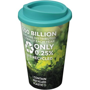 BriteAmericano 350 ml insulated tumbler Aqua - 1 Bounce Creative Designs