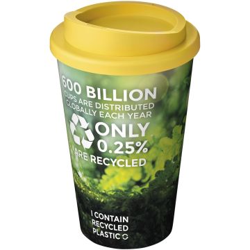 BriteAmericano 350 ml insulated tumbler Yellow - 1 Bounce Creative Designs