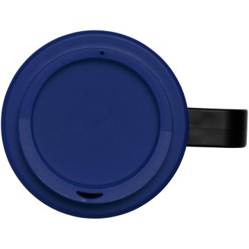 BriteAmericano grande 350 ml insulated mug Solid black  blue - 1 Bounce Creative Designs