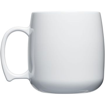 Classic 300 ml plastic mug White - 1 Bounce Creative Designs