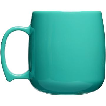 Classic 300 ml plastic mug Aqua - 1 Bounce Creative Designs