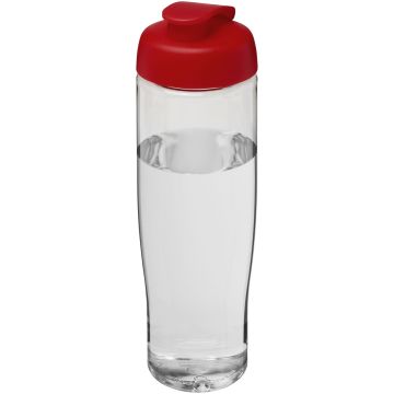 H2O Active Tempo 700 ml flip lid sport bottle Transparent  red - 1 Bounce Creative Designs
