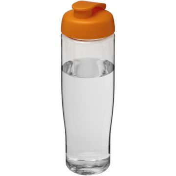 H2O Active Tempo 700 ml flip lid sport bottle Transparent  orange - 1 Bounce Creative Designs