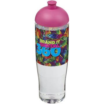 H2O Active Tempo 700 ml dome lid sport bottle Transparent  pink - 1 Bounce Creative Designs