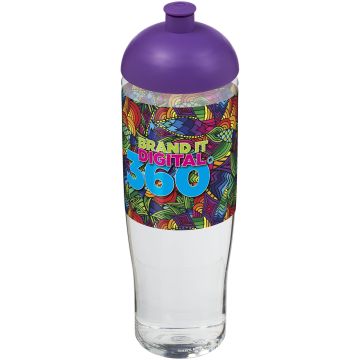 H2O Active Tempo 700 ml dome lid sport bottle Transparent  purple - 1 Bounce Creative Designs