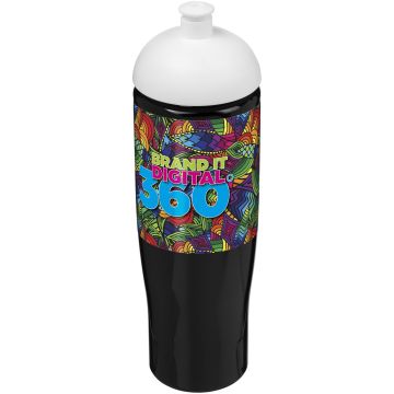 H2O Active Tempo 700 ml dome lid sport bottle Solid black  white - 1 Bounce Creative Designs