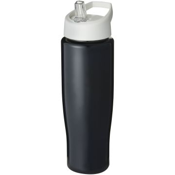 H2O Active Tempo 700 ml spout lid sport bottle Solid black  white - 1 Bounce Creative Designs