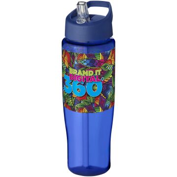 H2O Active Tempo 700 ml spout lid sport bottle Blue - 1 Bounce Creative Designs