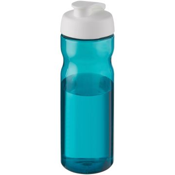 H2O Active Base 650 ml flip lid sport bottle Aqua  white - 1 Bounce Creative Designs