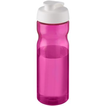 H2O Active Base 650 ml flip lid sport bottle Magenta  white - 1 Bounce Creative Designs