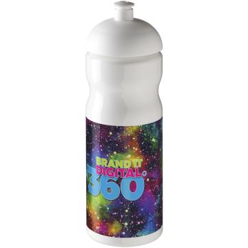 H2O Active Base 650 ml dome lid sport bottle White - 1 Bounce Creative Designs