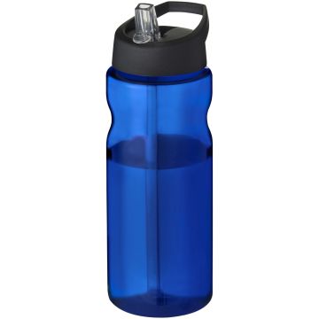 H2O Active Base 650 ml spout lid sport bottle Blue  solid black - 1 Bounce Creative Designs