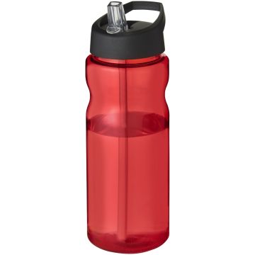 H2O Active Base 650 ml spout lid sport bottle Red  solid black - 1 Bounce Creative Designs
