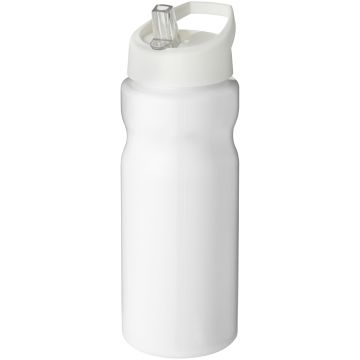 H2O Active Base 650 ml spout lid sport bottle White - 1 Bounce Creative Designs