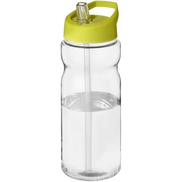 H2O Active Base 650 ml spout lid sport bottle Transparent  lime - 1 Bounce Creative Designs