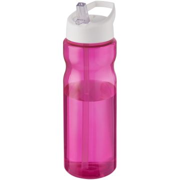 H2O Active Base 650 ml spout lid sport bottle Magenta  white - 1 Bounce Creative Designs