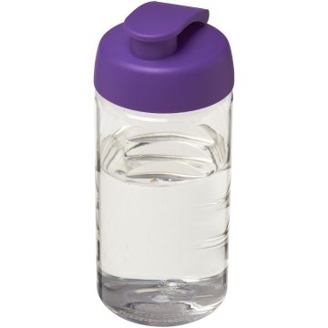 H2O Active Bop 500 ml flip lid sport bottle Transparent  purple - 1 Bounce Creative Designs
