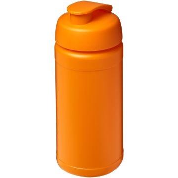 Baseline Plus 500 ml flip lid sport bottle Orange - 1 Bounce Creative Designs