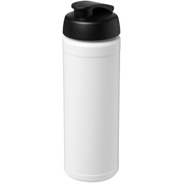 Baseline Plus 750 ml flip lid sport bottle White  solid black - 1 Bounce Creative Designs