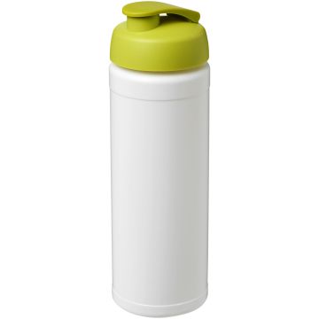 Baseline Plus 750 ml flip lid sport bottle White  lime - 1 Bounce Creative Designs