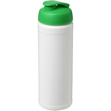Baseline Plus 750 ml flip lid sport bottle White  green - 1 Bounce Creative Designs