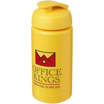 Baseline Plus grip 500 ml flip lid sport bottle Yellow - 1 Bounce Creative Designs