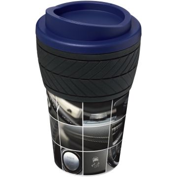 BriteAmericano tyre 350 ml insulated tumbler Blue - 1 Bounce Creative Designs