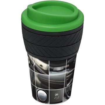 BriteAmericano tyre 350 ml insulated tumbler Green - 1 Bounce Creative Designs