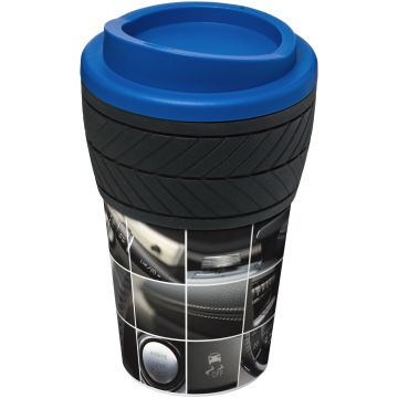 BriteAmericano tyre 350 ml insulated tumbler Mid blue - 1 Bounce Creative Designs