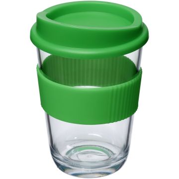 Americano Cortado 300 ml tumbler with grip Green - 1 Bounce Creative Designs
