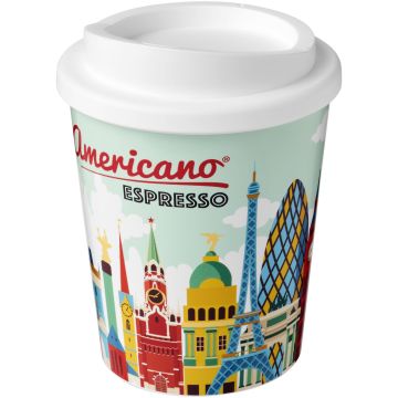 BriteAmericano Espresso 250 ml insulated tumbler White - 1 Bounce Creative Designs