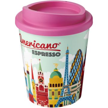 BriteAmericano Espresso 250 ml insulated tumbler Magenta - 1 Bounce Creative Designs