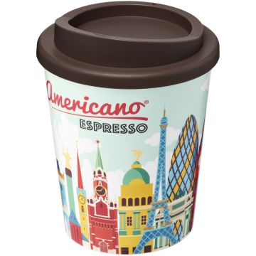 BriteAmericano Espresso 250 ml insulated tumbler Brown - 1 Bounce Creative Designs