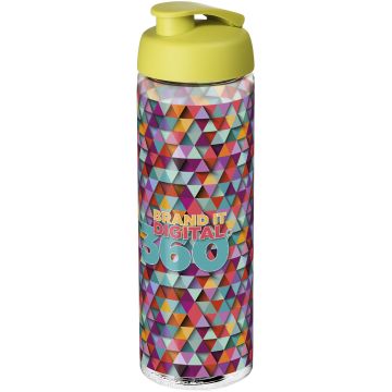 H2O Active Vibe 850 ml flip lid sport bottle Transparent  lime - 1 Bounce Creative Designs