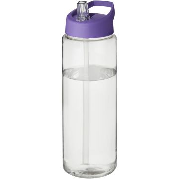 H2O Active Vibe 850 ml spout lid sport bottle Transparent  purple - 1 Bounce Creative Designs