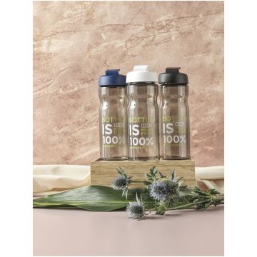 H2O Active Eco Base 650 ml flip lid sport bottle Charcoal  royal blue - 1 Bounce Creative Designs