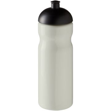 H2O Active Eco Base 650 ml dome lid sport bottle Ivory white  solid black - 1 Bounce Creative Designs