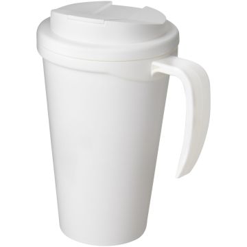 Americano Grande 350 ml mug with spillproof lid White - 1 Bounce Creative Designs