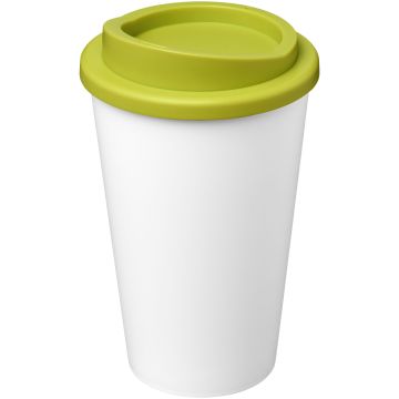 Americano Eco 350 ml recycled tumbler White  lime - 1 Bounce Creative Designs