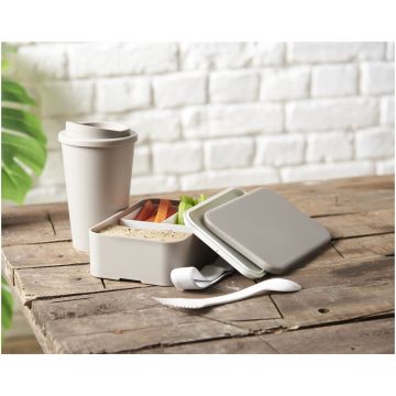 Americano Renew 350 ml insulated tumbler with spillproof lid Pebble grey - 1 Bounce Creative Designs