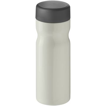 H2O Active Eco Base 650 ml screw cap water bottle Ivory white  grey - 1 Bounce Creative Designs
