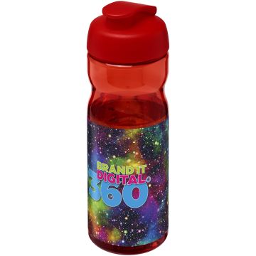 H2O Active Base Tritan 650 ml flip lid sport bottle Red  red - 1 Bounce Creative Designs