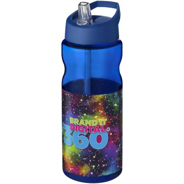 H2O Active Base Tritan 650 ml spout lid sport bottle Blue  blue - 1 Bounce Creative Designs